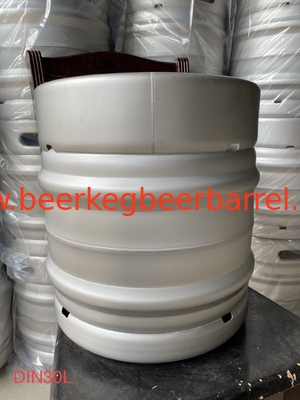 Al por mayor Barril de cerveza de acero inoxidable 304 DIN 30L Estándar alemán hecho en China Barril de cerveza de borrador con montaje de lanza