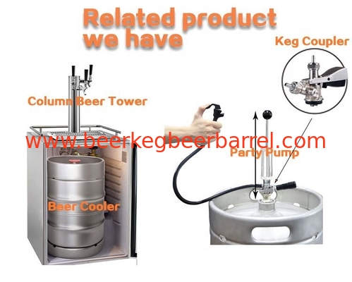 Barril de cerveza US estándar 20L/30L/50L de acero inoxidable de calado Barril vacío de cerveza al por mayor Barril de cerveza