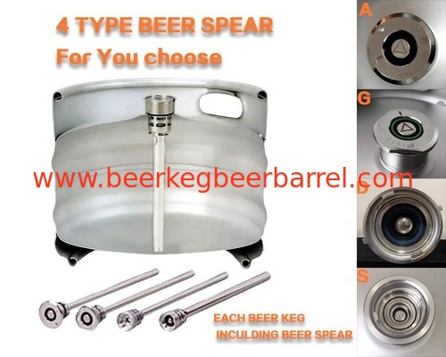 Barril de cerveza US estándar 20L/30L/50L de acero inoxidable de calado Barril vacío de cerveza al por mayor Barril de cerveza