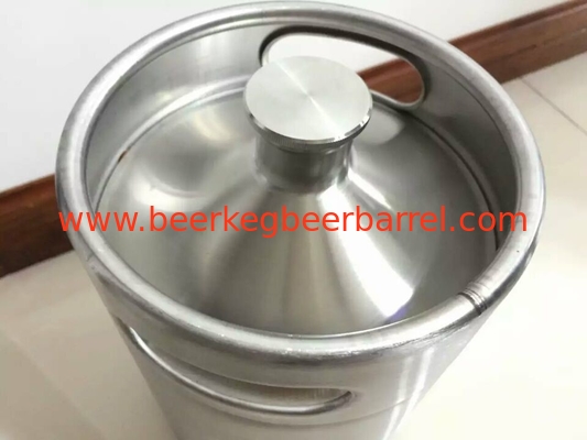 Por mayor 304 de acero inoxidable de uso doméstico Bar de retiro 2L de borracheras de cerveza de pared única Mini Growler