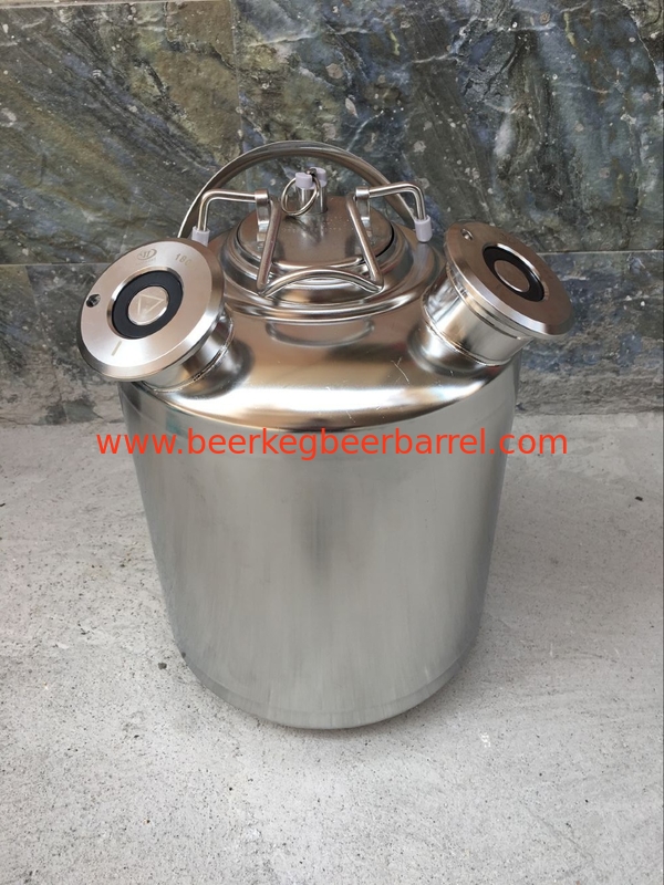 Barril de limpieza de cerradura de bolas 19L con 4 salidas Barril de malta Corny Barril Molino de goteo bandeja tipo Cornelius Puede caber en una lanza de cerveza D S G