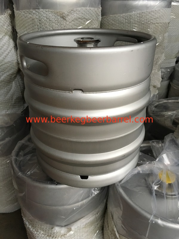 Barril de cerveza de 30L tipo Euro con conexión de lanza tipo S o tipo A para almacenamiento de cerveza de cervecería, barril de acero inoxidable